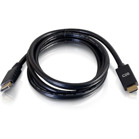 C2G 10FT DP TO HDMI 4K PASSIVE BLACK 54434