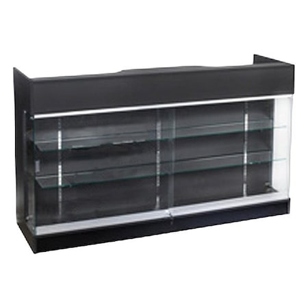 Specialty Store Services Retail Counter, Black, 42 in H, 72 in W 3366BK