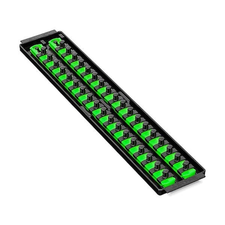 Ernst Manufacturing Socket Organizer, Green, 3 5/8" D 8485