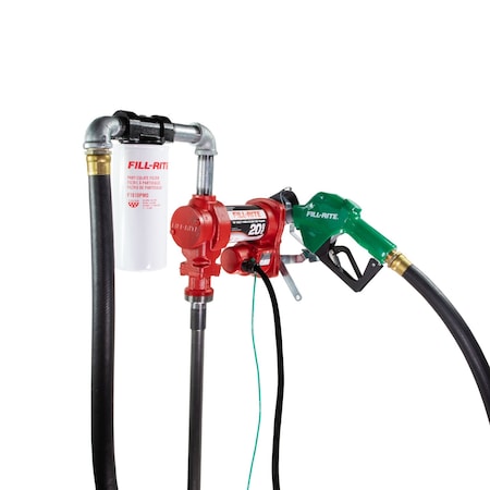 Fill-Rite Electric Drum Pump, Cast Iron, 12 V DC FR4210HDF