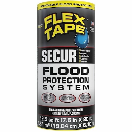 Flex Seal Family of Products Flood Protection 7.5 in. W X 20 ft. L Yellow Waterproof Repair Tape RTSYELR0820