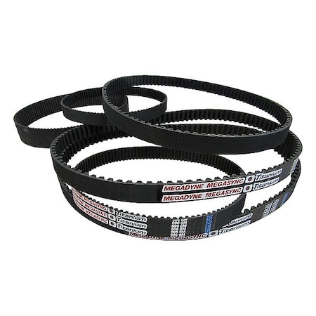 Megadyne Trapezoidal Timing Belt, 140 Teeth, Chloroprene Polymer ...