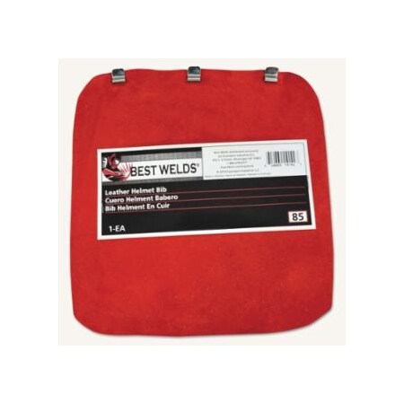 Best Welds Leather Helmet Bib, 8 in x 8 in 902-85