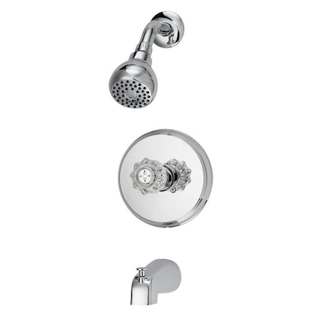 Boston Harbor Tub/Shower, Fixed Mount Showerhead, 1.75 gpm Showerhead, 1 Spray Settings, 1-Handle GU-F1010509CP