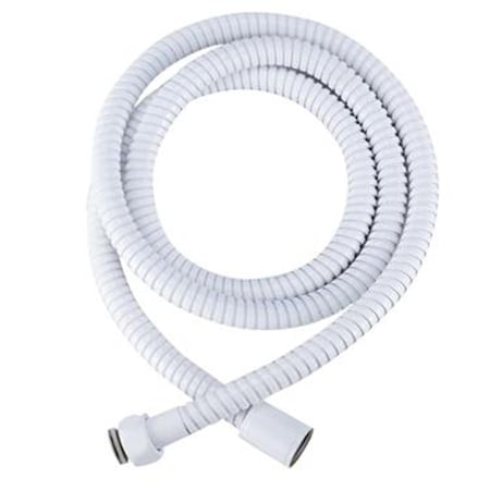 Dura Faucet DFSA200WT Shower Head Hose White D6U-DFSA200WT