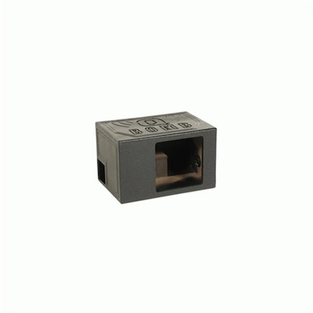 Q Power Qpower 12 in. Single Side Vented Speaker Box, Extra Large SPL - Black QBOMB12VL SINGLE SQ