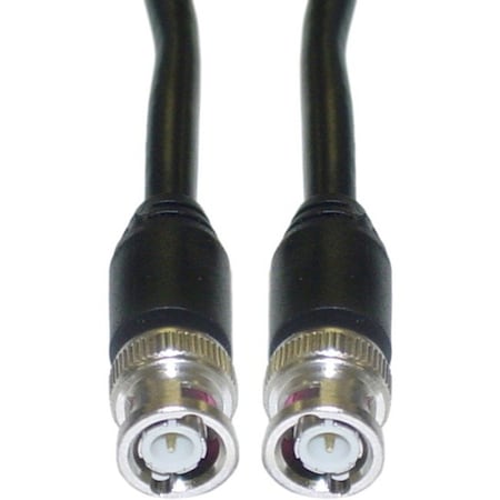 Cable Wholesale BNC RG59/U Coaxial Cable, Black, BNC Male, 100 foot 10X3-011HD