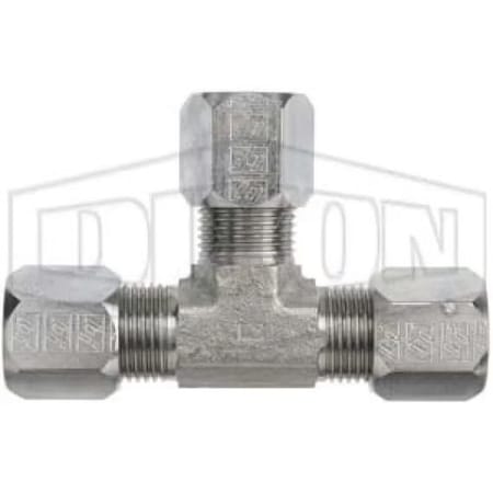 Dixon The Right Connection Flareless Bite Tube Union Tee, 1-1/4 in Nominal, Male Tube End Style, Steel FLC2603-20