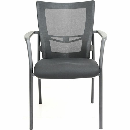Lorell Guest Chair, 25 in W 20" L 32" H, Integrated, Mesh Seat LLR85566