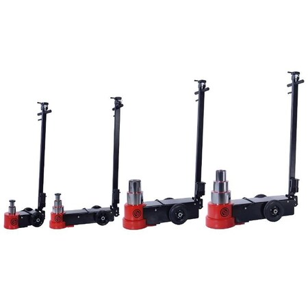 Chicago Pneumatic Air Hydraulic Jack, 33/60/100 ton Lifting, 8.46 in H Min 8941085100