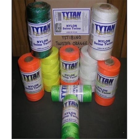 Tytan International Twine Nylon Fixed Blade, White - 18 in. x 250 ft. BST184W