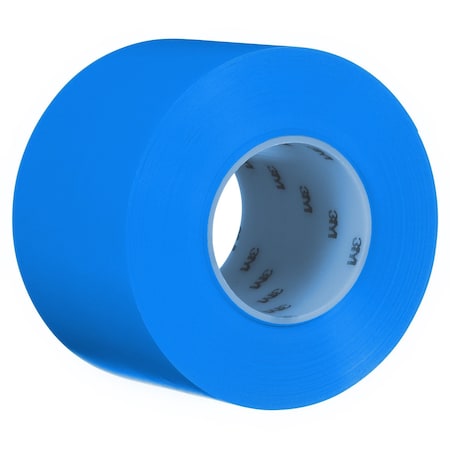 3M Floor Marking Tape, Blue, 4in x 36yd 40986