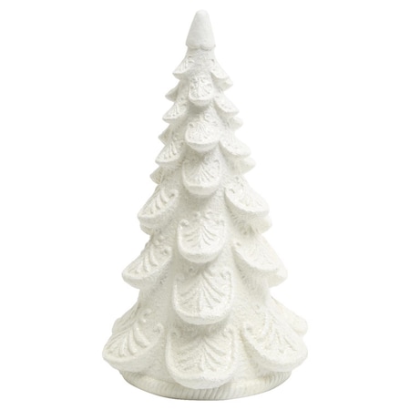 Gerson White Holiday Tree Table Decor 19 in. 2742420
