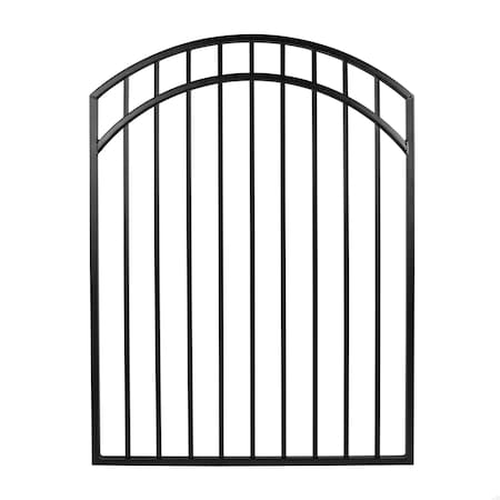 Nuvo Iron 45in Wx 56in H Coral Gate Arched Rails, 48in W Opening, Self Close Hardware w/Double Side Handle ICGA4556