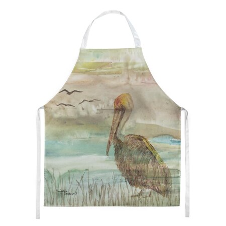 Carolines Treasures Brown Pelican Sunset Apron SC2011APRON