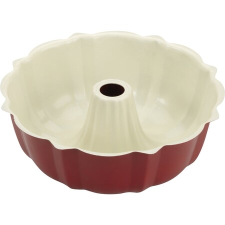 Goodcook 9-1/2'' Dia. x 3-1/4'' D. Fluted Non-Stick Bundt Cake Pan 11752