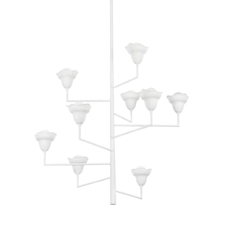 Hudson Valley Lighting Alora 44 in. Chandelier White Plaster 1289-WP