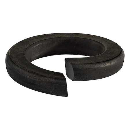 Zoro Select Tooth Lock Washer, For Screw Size 3/8 in Stainless Steel, Black Oxide Finish, 10 PK ZLWSH-245