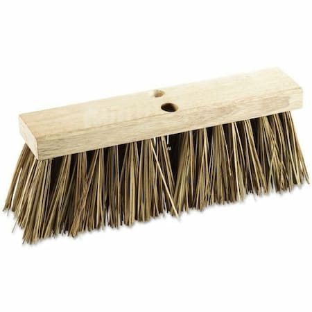 Essendant C-STREET BROOM PALMYRA STALK 16in WOOD BLOCK 71160