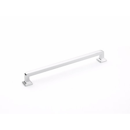 Schaub 8in Center to Center Menlo Park Cabinet Pull Polished Chrome Finish 536-26