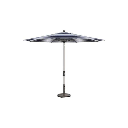 Treasure Garden 11 ft Patio Umbella, aluminum, fiberglass ribs, outdoor, Kinzie Royal Stripe UM841-00 6733 Kinzie Royal Stripe