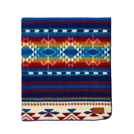 Homeroots Ultra Soft Southwestern Rainbow Handmade Woven Blanket 366044