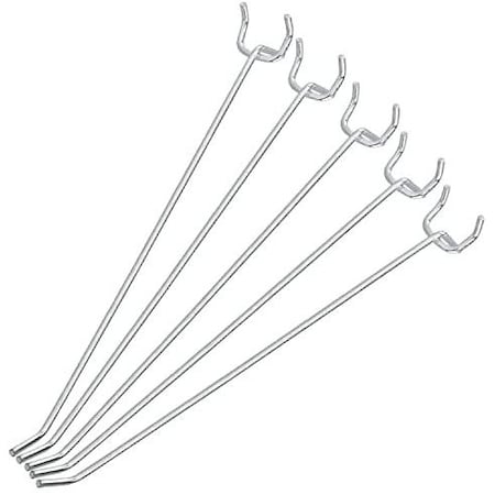 Hiltex 8'' Pegboard Hook Organizer Kit for Garage Organization, 50PK 53104A