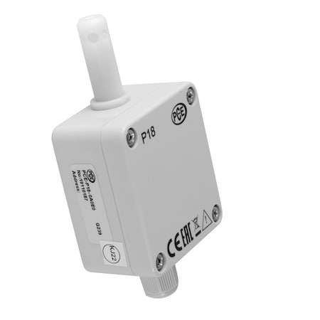 Pce Instruments Temperature/humidity probe, measures 0-100% RH and -4 to 140 deg F with RS-485 Modbus output PCE-P18-0A0E0