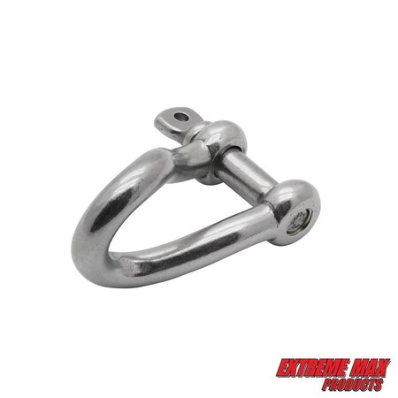 Extreme Max 3006.8219 BoatTector Stainless Steel Twist Shackle - 3/8" 3006.8219