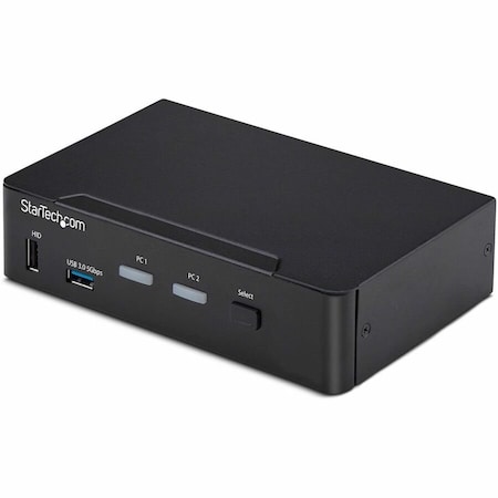 Startech.Com 2-PORT DISPLAYPORT KVM SWITCH, 4K 60HZ, DP 1.2, HDCP 1.4, EDID MANAGEMENT, 2-POR P2AD122-KVM-SWITCH