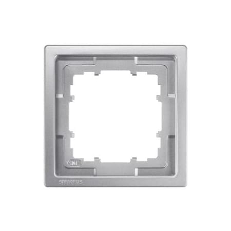 Siemens DELTA style, Frame 1-fold, 82x 82 mm platinum metallic 5TG1321-1