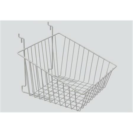 Amko BSK14-CH 12 x 12 x 8 in. Sloped Front Basket, Chrome BSK14/CH