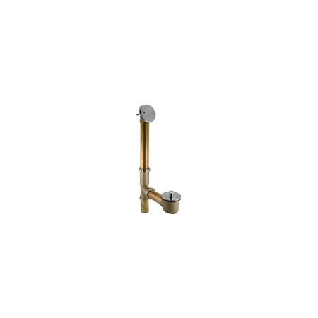 Keeney Tub Drain Assembly, Brass, Chrome Plated Finish 610RB
