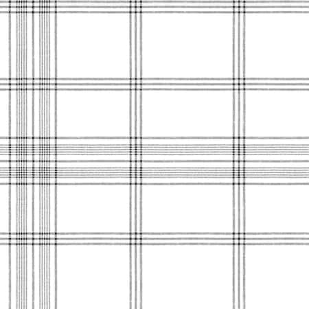 York Wallcoverings Charter Plaid Black Wallpaper CV4464