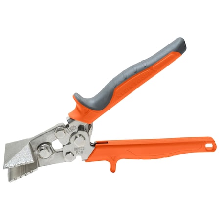 Klein Tools Straight Hand Seamer, 3", Straight, 8.6", Steel 86522