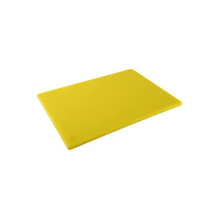 Cac Foodservice Cutting Board Polyethylene Yellow 20x15 in CBPH-1520Y