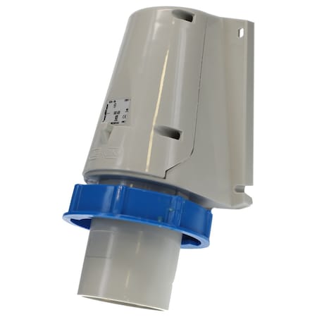 Walther-Werke Pin and Sleeve Inlet, 60A, 3Ã¸ 250 or 230, 3 Phase, 3 Pole, NEMA Not Rated 668409