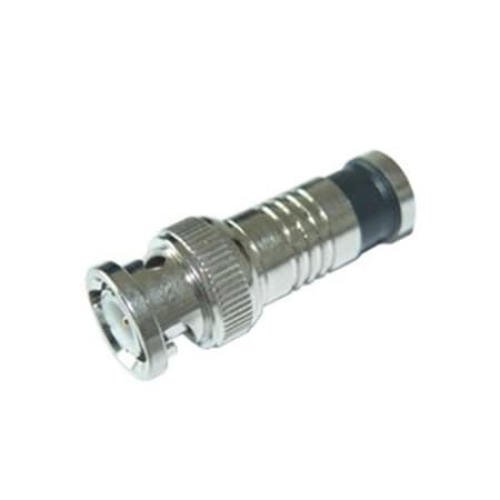 Homevision Technology Home Vision Technology  RG6 Compresssion BNC Connector with Pin, 50PK DGA-60127-6