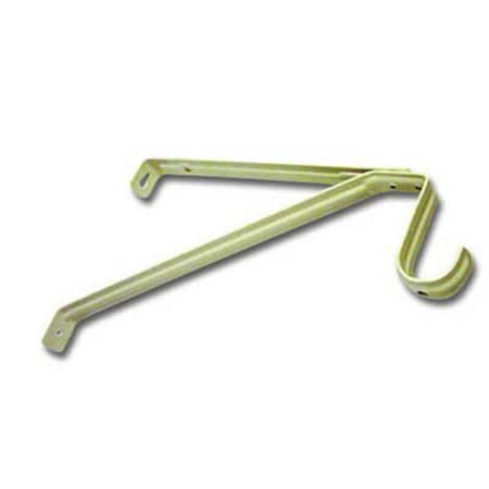 Dendesigns Adjustable Closet Shelf Rod Support, White DE1075094