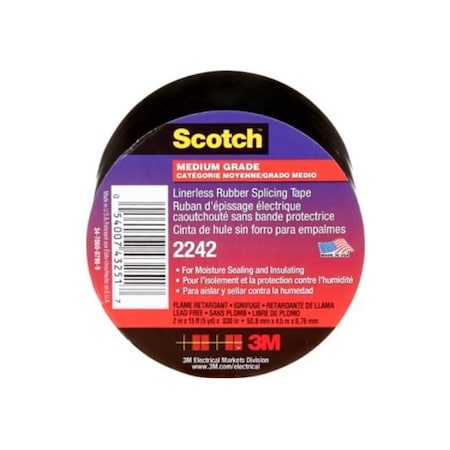 3M Linerless Electrical Rubber Tape 2242, 8PK 7000132759