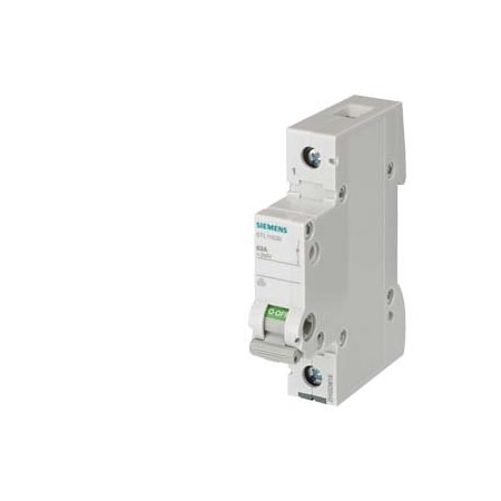 Siemens switch disconnector, on-off switch 80 A 1-pole 5TL1180-0