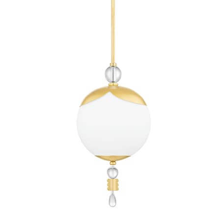 Hudson Valley Lighting Kelly Behun X Perla 1 Light Pendant 10 In. Aged Brass KBS1748701S-AGB