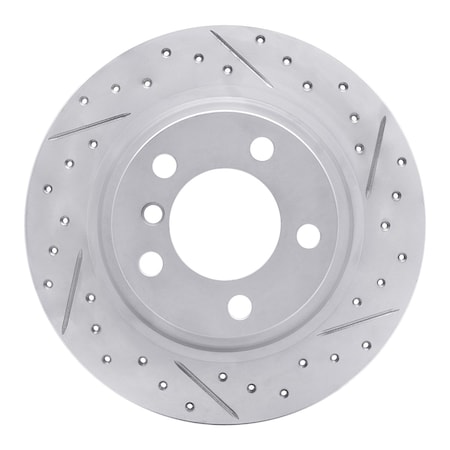 Dynamic Friction Co DFC Geoperformance Rotor - Drilled and Slotted 830-32012R