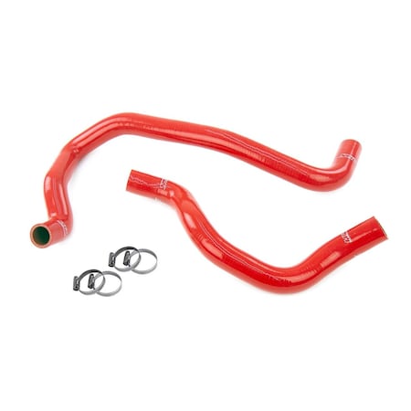 Hps Performance High Temp Reinforced Silicone Radiator Coolant Hose Kit, Red, 57-2048-RED