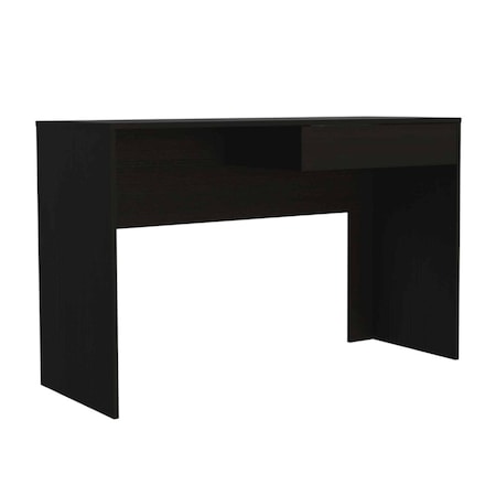 Homeroots 47" Black Computer Desk 403830