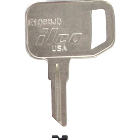 Ilco John Deere Nickel Plated Tractor Key E1098JD, 10PK IAA00019422