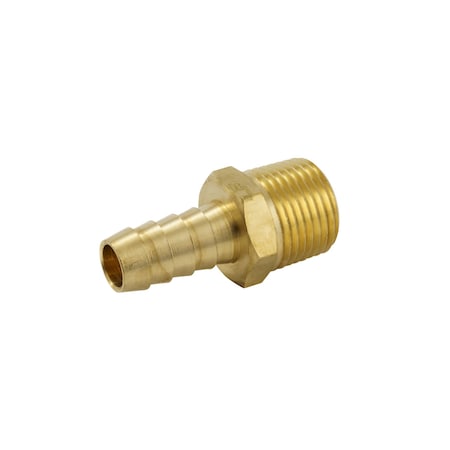 Proline Series Brass 3/8-in BARB x 3/8-in MIP Male Adapter BHB-294NLB