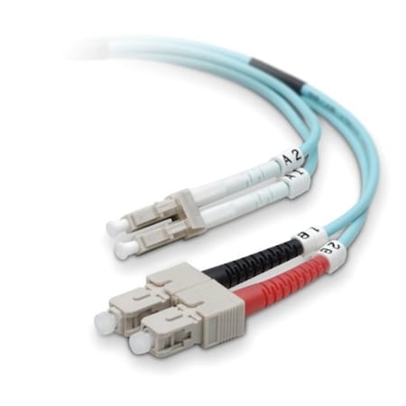 Belkin Fiber Patch Cable 10 Gig Aqua 50/125 Lc/Sc 3 Meter F2F402L7-03M-G