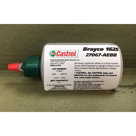Castrol Brayco 1625, 2oz Lubricating Oil 157BC0