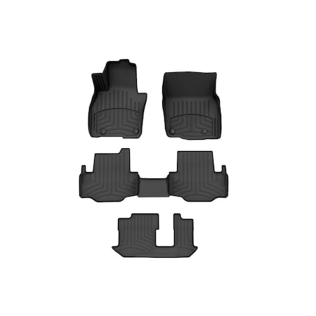 Weathertech Black, Front and Rear and Rear FloorLiner HP 441813-1-3-4IM